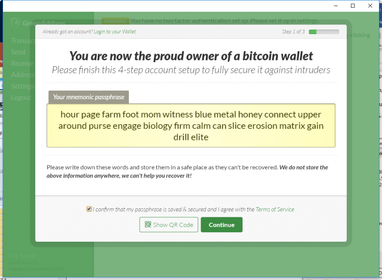 bitcoin wallet mess