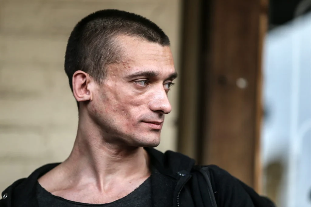 russian performance artist pyotr pavlensky in november 2015. photo by sergei savostyanov via getty images.