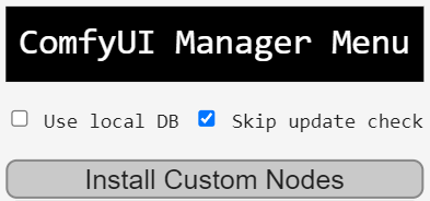 ComfyUI Manager install custom Nodes
