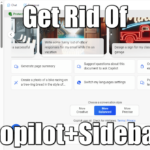 disable get rid of windows copilot and edge sidebar