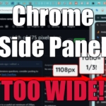 chromium side panel too large: are you kidding?